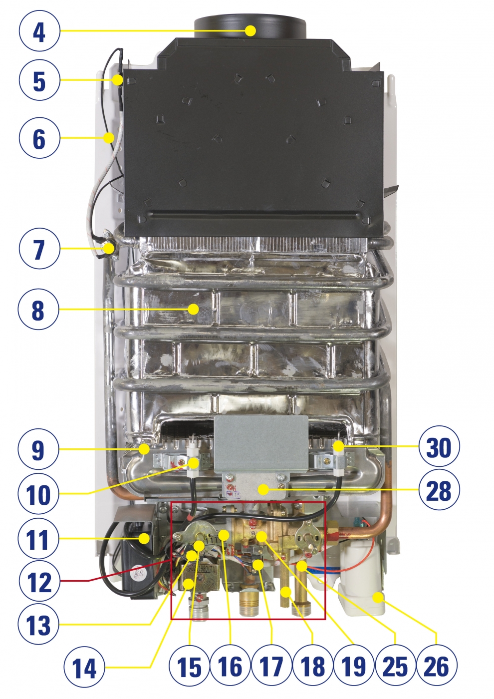 Pièces détachées chauffe-eau électrique